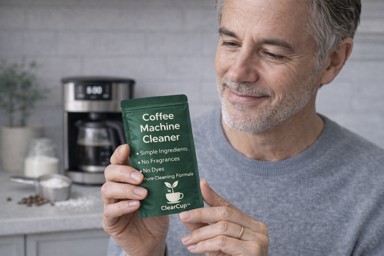 ClearCup™ Coffee Machine Cleaner (Monthly Cleaning Formula)